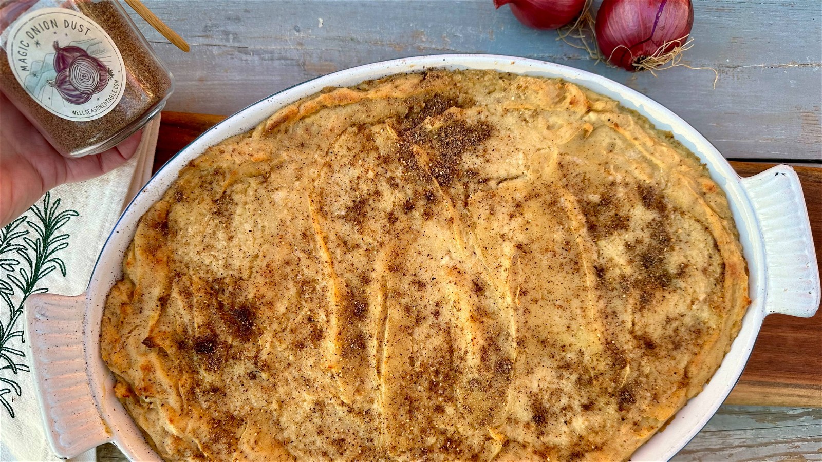 Image of Make-ahead Magic Onion Mashed Potatoes