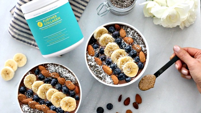 Image of Chocolate Collagen Protein Power Smoothie or Smoothie Bowl