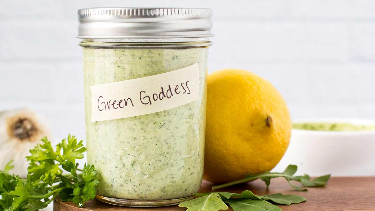 Image of Green Goddess Dressing | Vegan, Gluten-Free