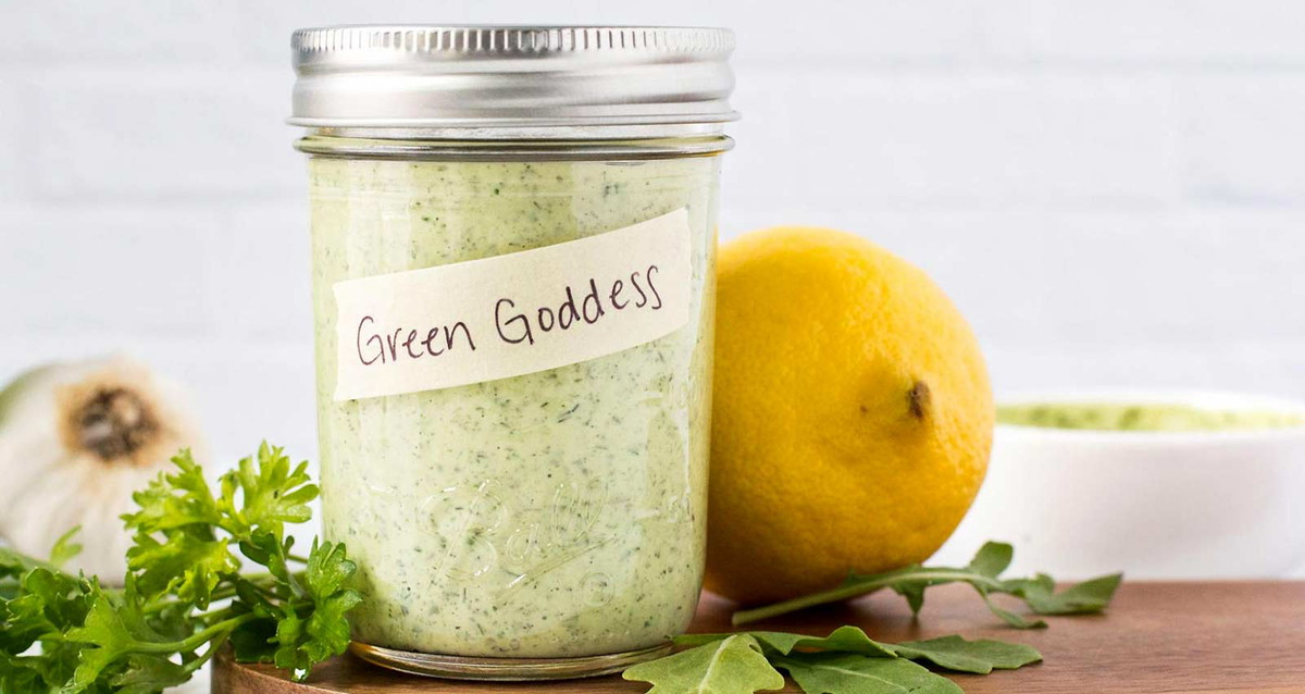 Green Goddess Dressing | Vegan, Gluten-Free