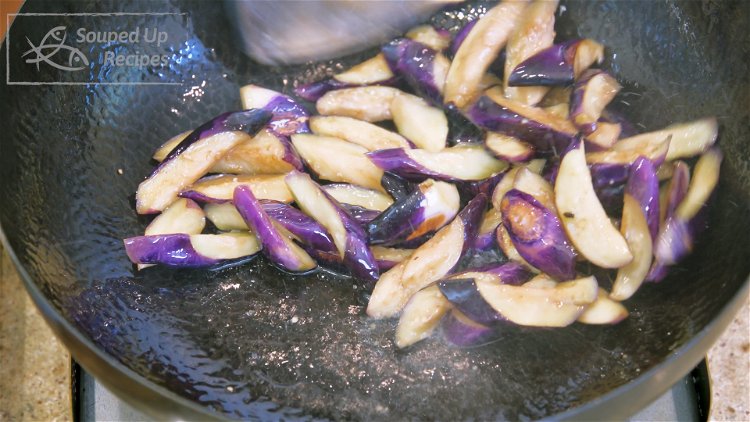 Image of Cook the skin side for 30 seconds the stir the...