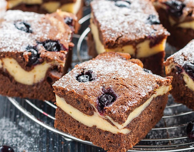 Image of Blackberry Cheesecake Brownies