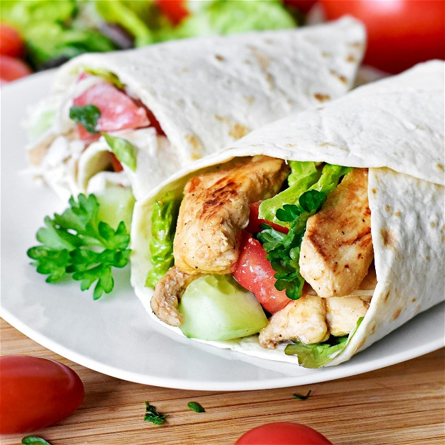 Image of Jamaica Mistake Grilled Chicken Wrap