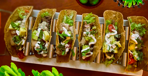 Image of Texas Skirt Steak Tacos with Easy Havarti Queso Recipe