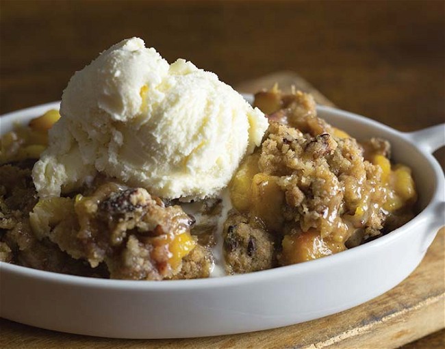 Image of Peach Pecan Crisp