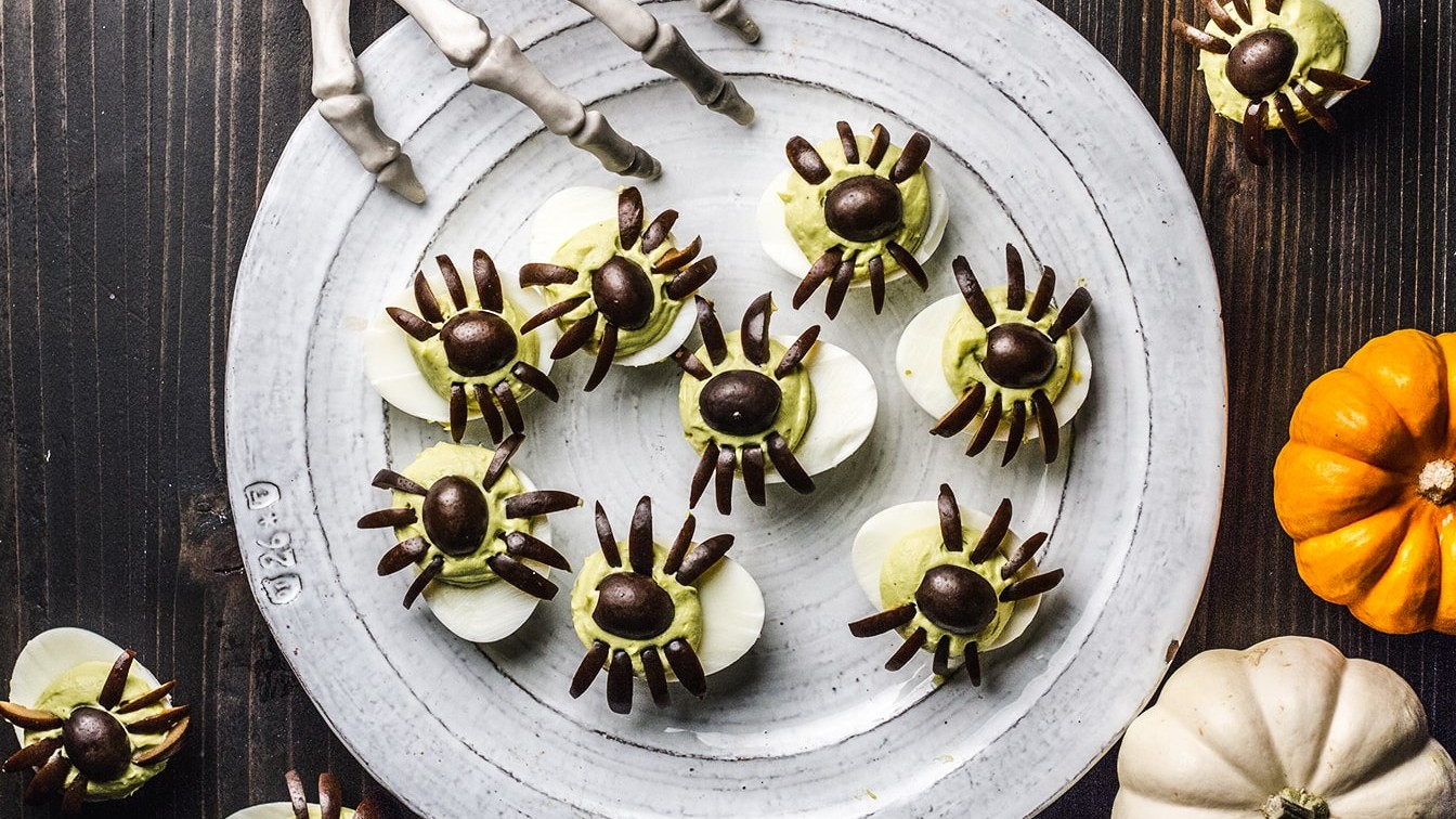 Image of Halloween Deviled Eggs