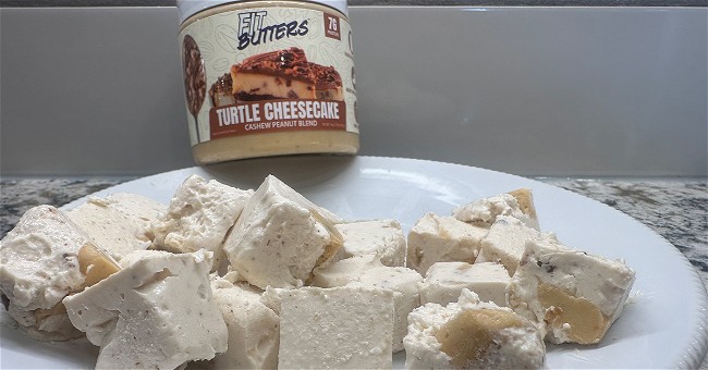 Image of Stuffed FIt Butters Turtle Cheesecake Squares