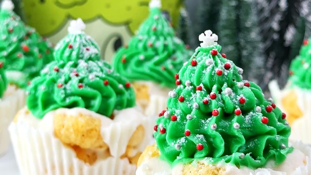 Image of CauliPuffs Christmas Tree Cups