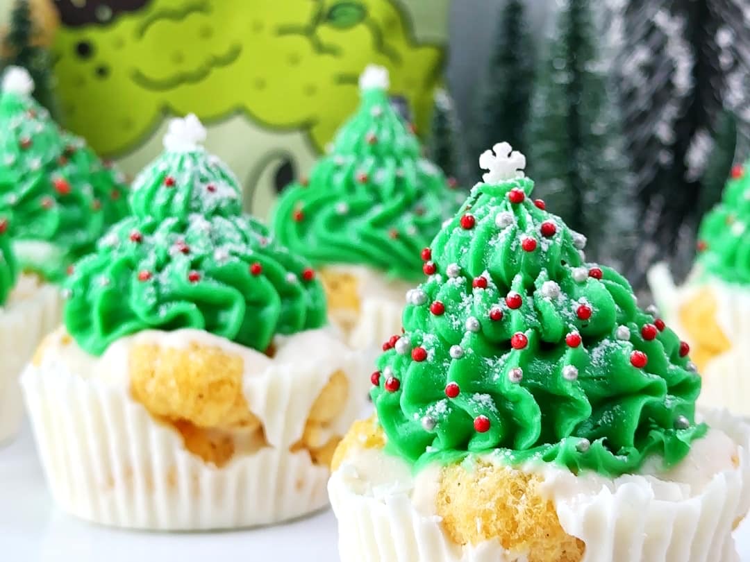CauliPuffs Christmas Tree Cups