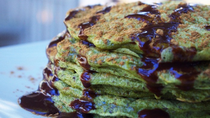 Image of Matcha Protein Pancakes (Low-Carb, Dairy-Free)