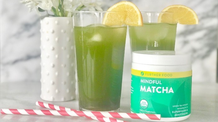 Image of Superfood Matcha Detox Iced Tea Boosted with Mushrooms and Ashwagandha