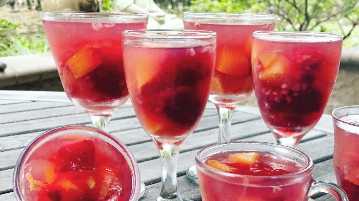 Image of Sangria Gelatin Dessert (Sugar-Free, Low Carb)