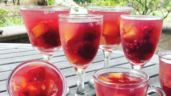 Sangria Gelatin Dessert (Sugar-Free, Low Carb)