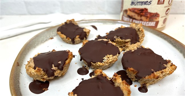 Image of Turtle Cheesecake FIt Butters Stuffed Oatmeal Bites