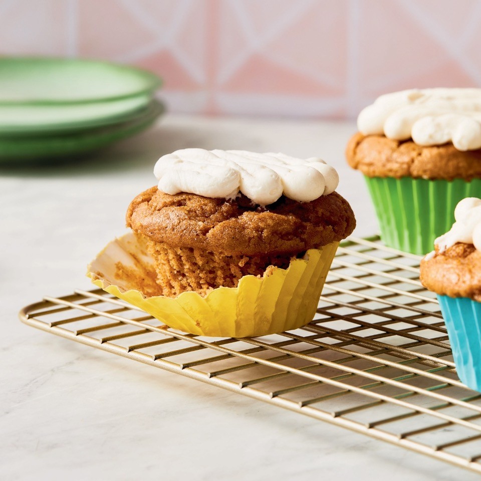 Image of Sweet Potato Cupcakes With Salted Maple Frosting