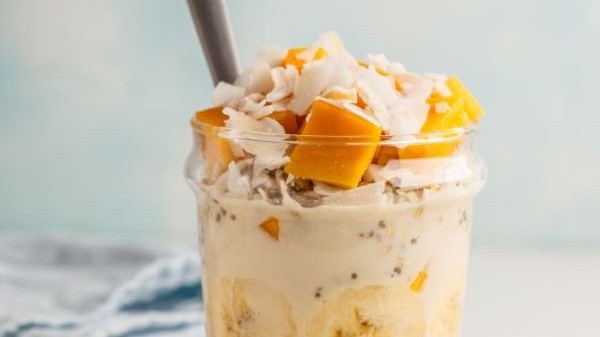 Image of Mango Overnight Oats - Vegan & Gluten Free