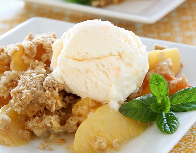 Image of Peach Crisp