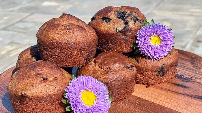 Image of Healthy Whole Wheat Banana Collagen Muffins