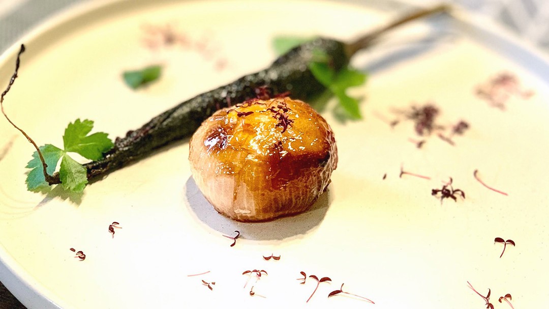 Image of Spiced Heritage Carrot & Tamarind Glazed Red Onion