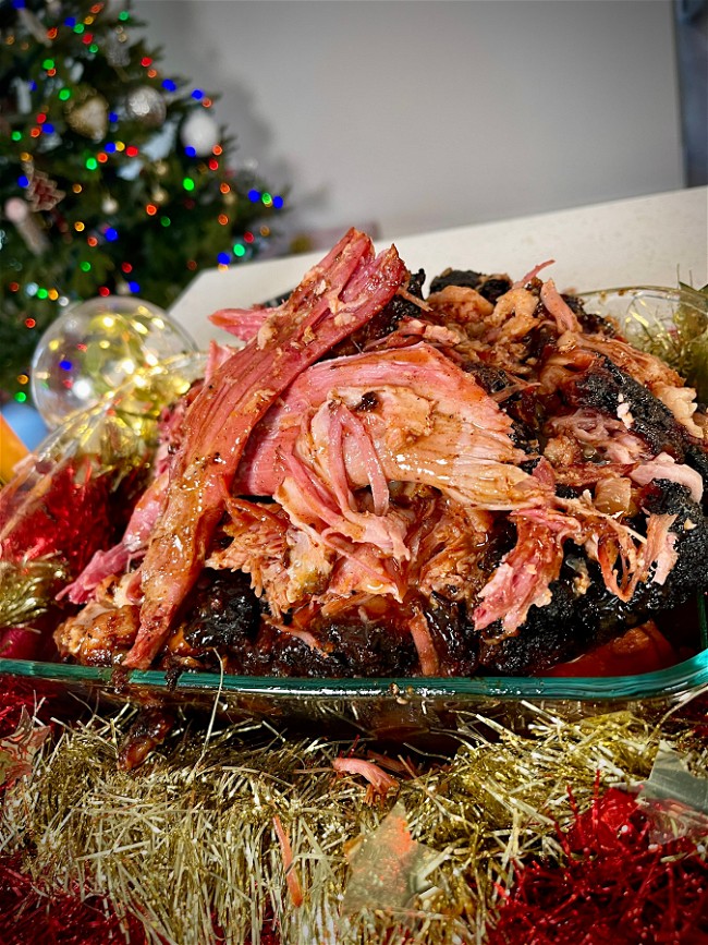 Image of Slow Cooked Glazed Pulled Ham | AUSSIEQ BBQ