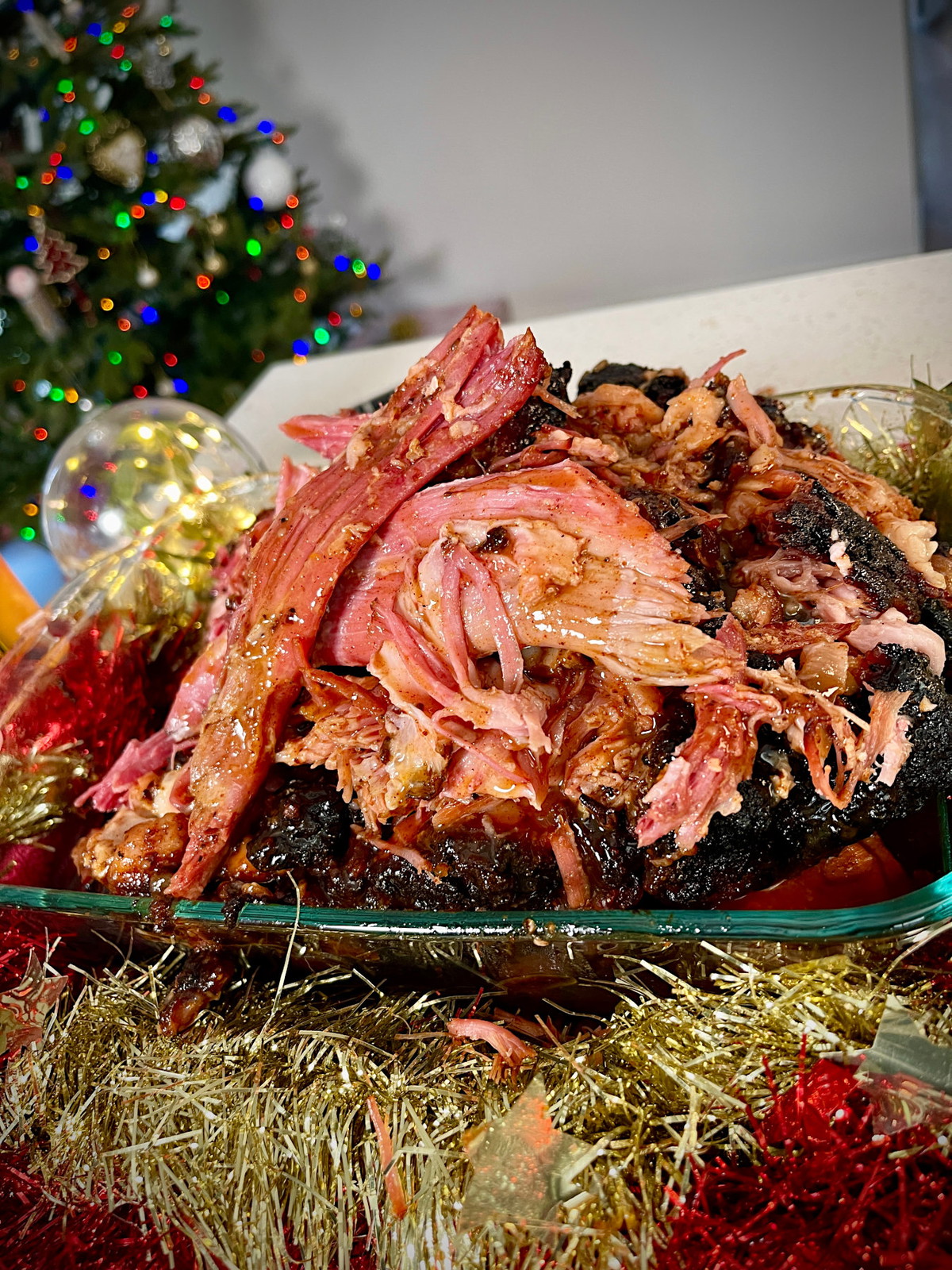 Slow Cooked Glazed Pulled Ham | AUSSIEQ BBQ