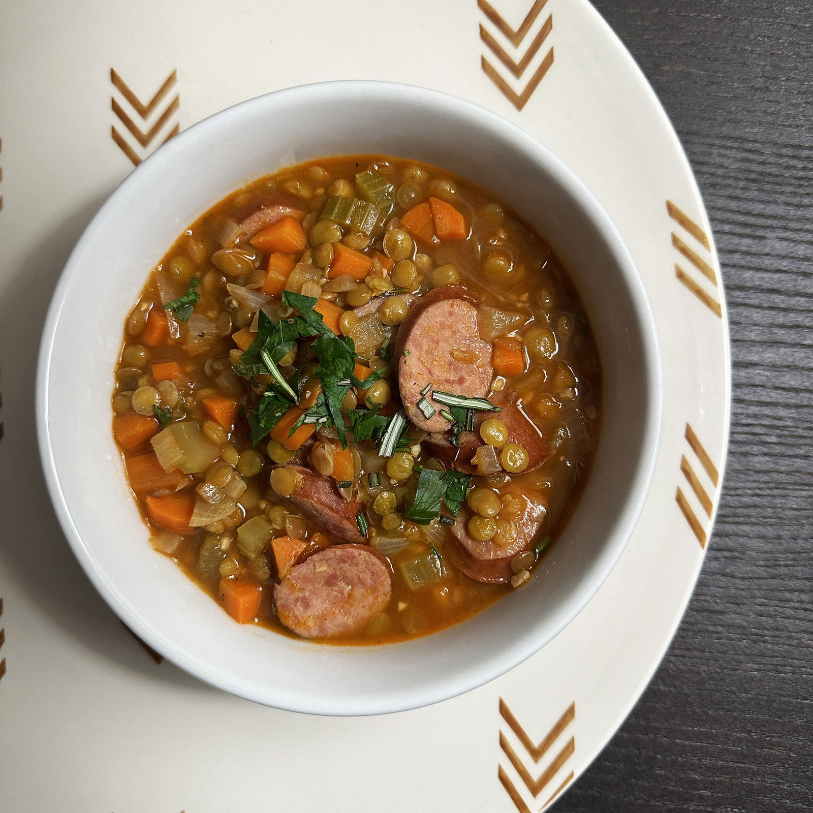Rosemary, Lentil, and Sausage Soup – AllSpice Culinarium