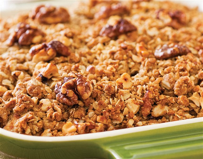 Image of Hot Apple Walnut Cobbler