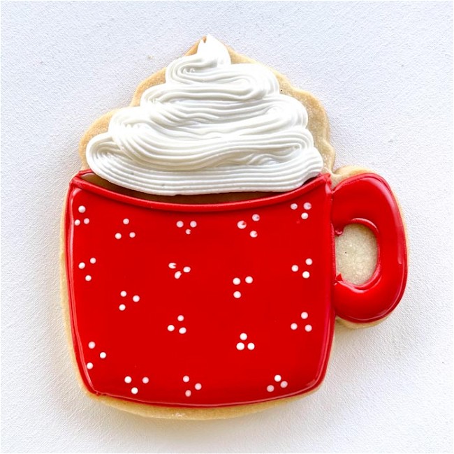 Image of How to Decorate a Hot Cocoa Mug Cookie