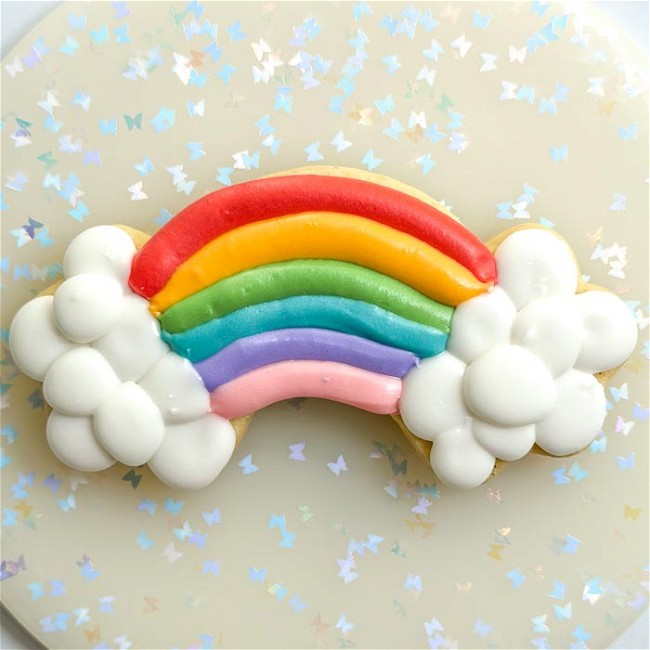 Image of How to Decorate a Rainbow Cookie