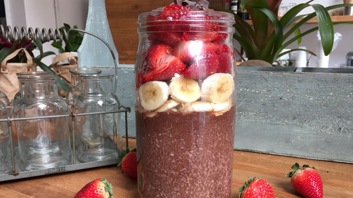 Image of Chocolate Peanut Butter Chia Pudding