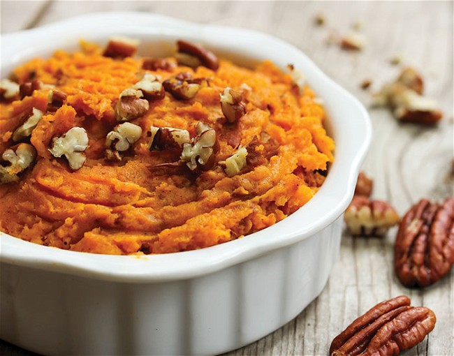 Image of Sweet Potatoes with Pecans & Bourbon