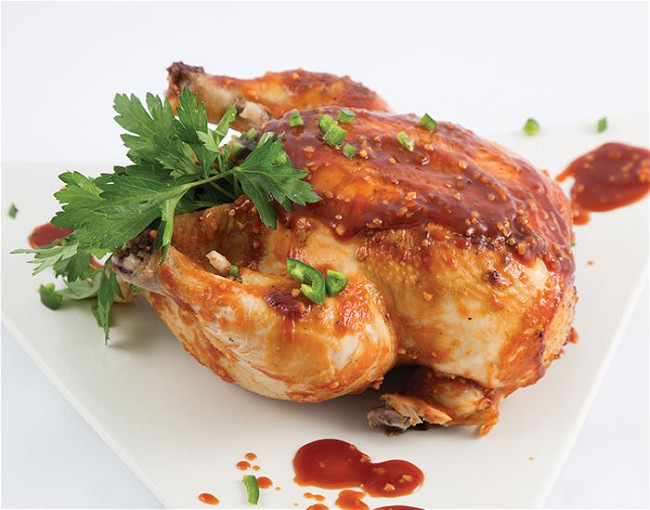 Image of Whole Braised Chicken with Sriracha