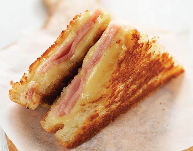 Image of Griddled Ham and Cheese Sandwich