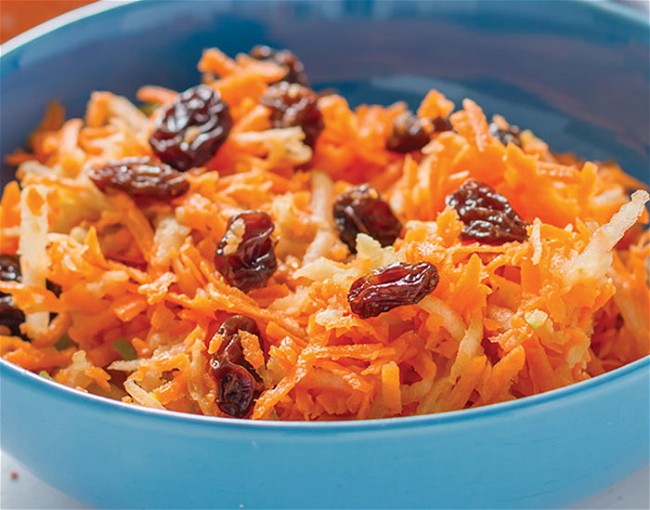 Image of Grilled Carrots and Raisins