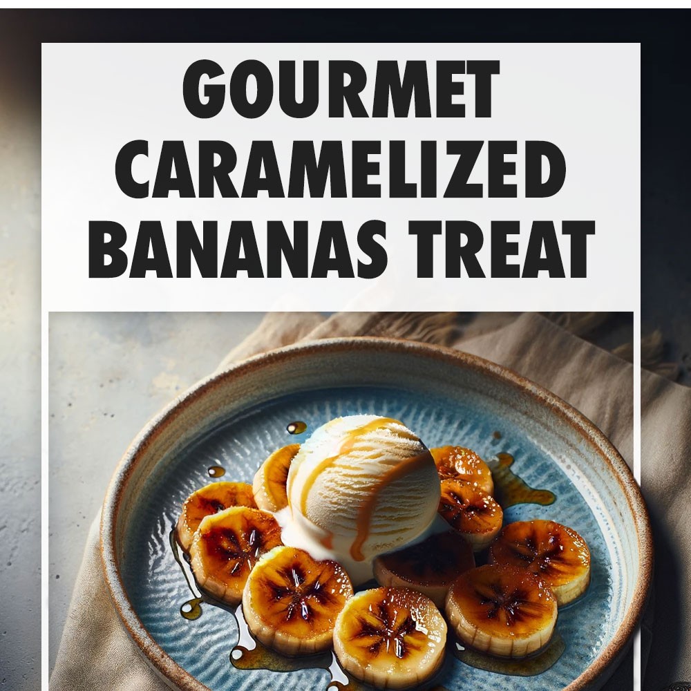 Caramelized Bananas, Bananas in a Sweet, Golden Embrace