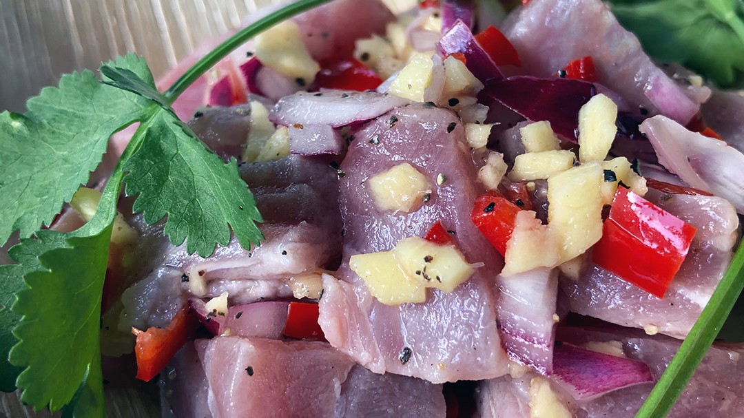 Image of Tuna Kilawin (Vinegar-Cured Tuna)