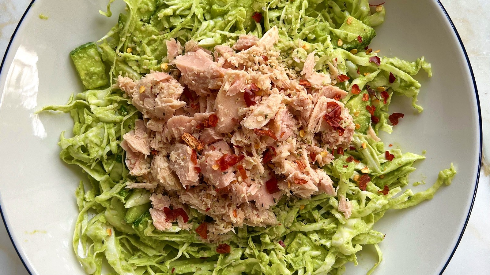 Image of Green Goddess Salad with Albacore Tuna