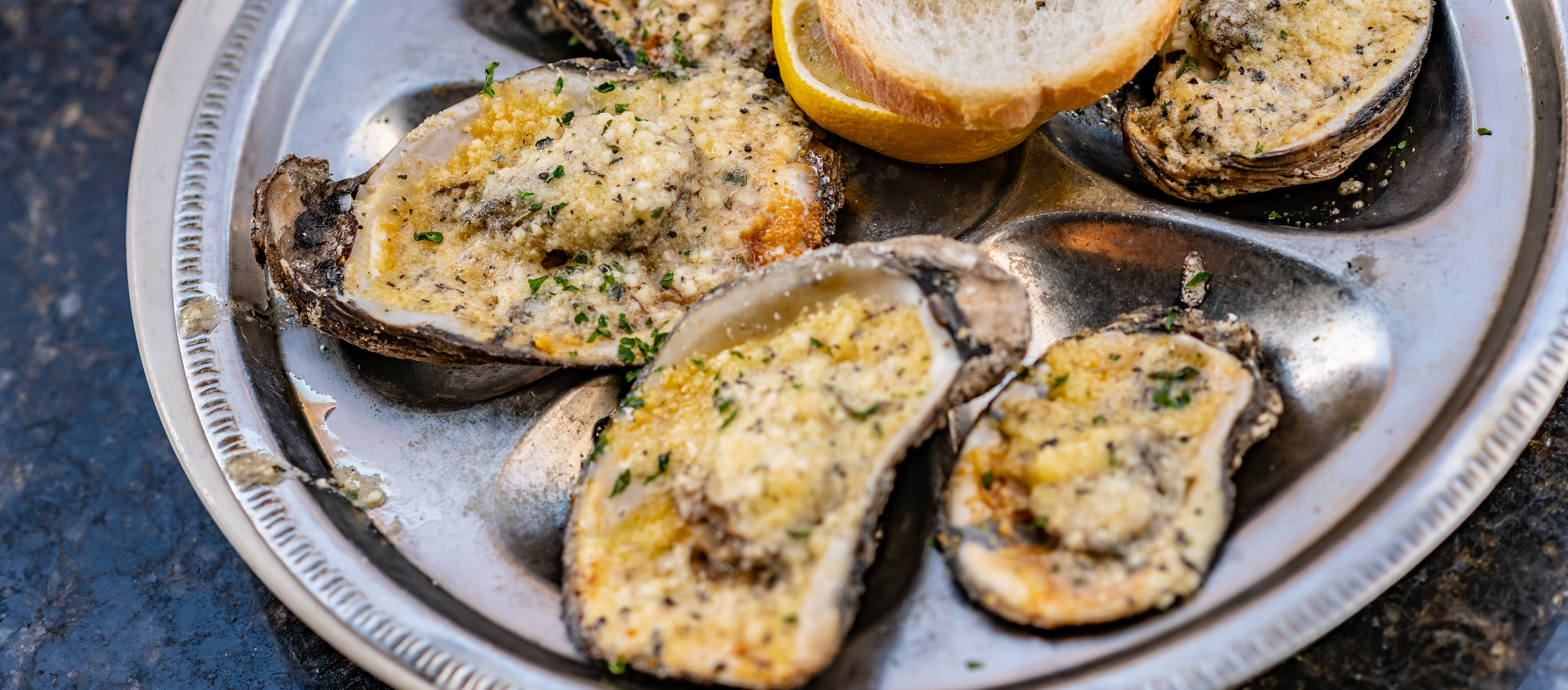 Image of Mediterranean Herb Grilled Oysters