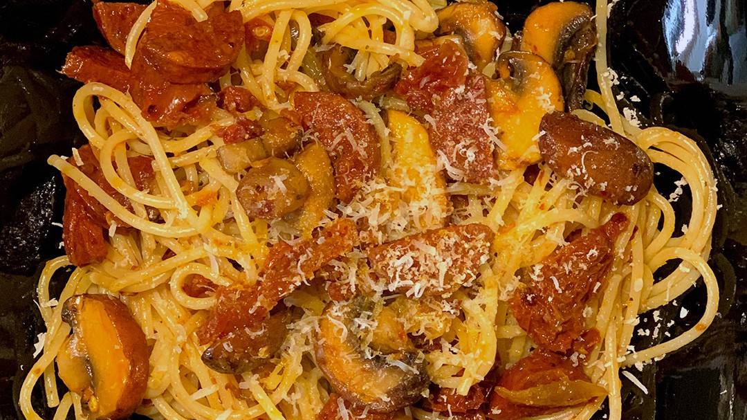 Image of Hot Chorizo & Mushroom Pasta