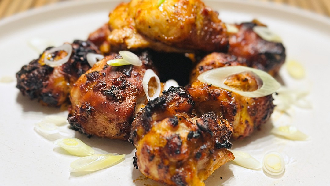 Image of Tamarind-Glazed Chicken with Garlic Chilli Paste