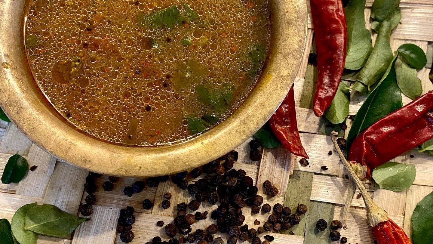 Image of Milagu /black peppern Rasam 