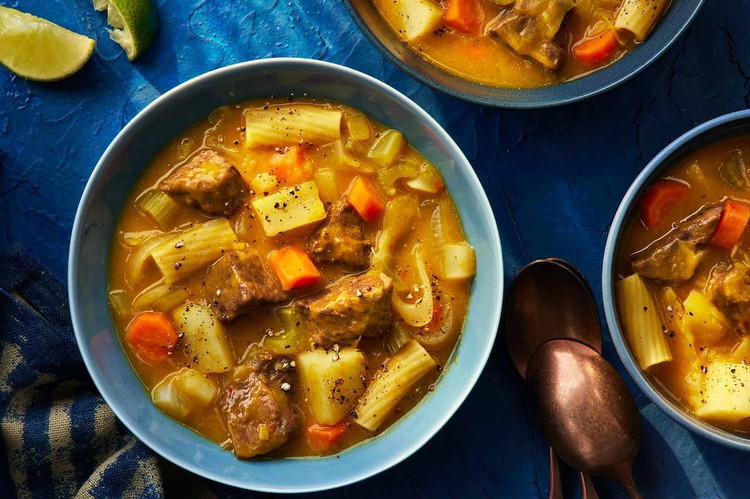 Image of Add pasta and simmer until tender, about 15 minutes. Adjust seasonings with salt and some of the reserved epis, if desired. Serve with Haitian or French bread. Want some more heat? KULA’s pili pili sauce compliments all soups perfectly!