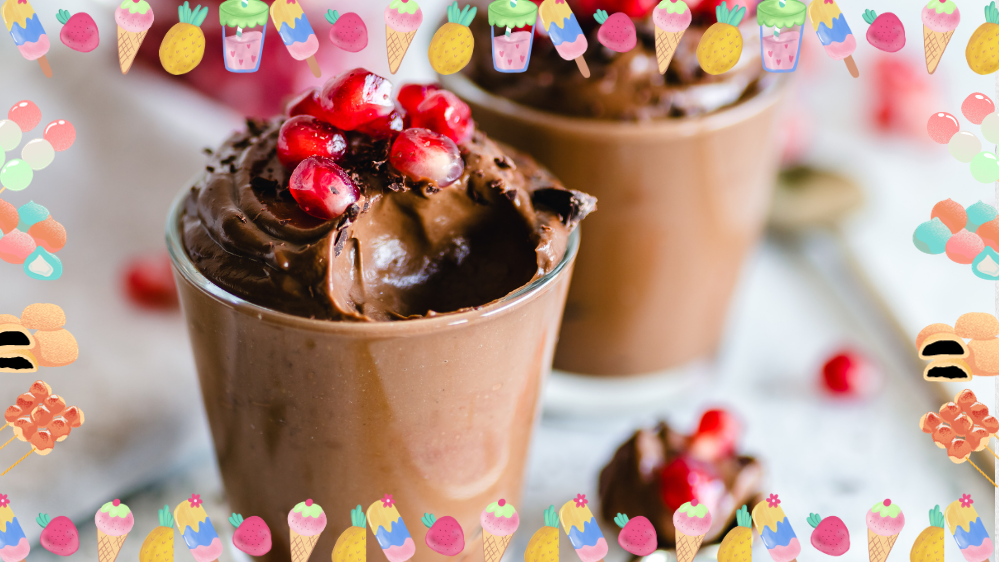 Image of Healthy chocolate mousse
