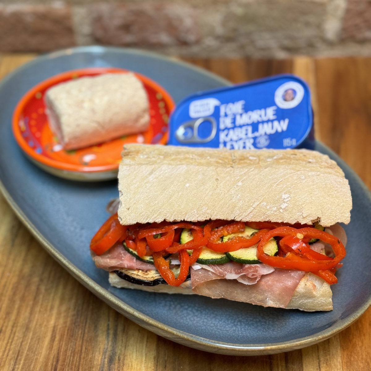 Sandwich with cod liver butter
