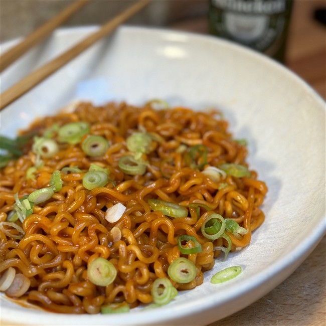 Image of The creamiest spicy noodles