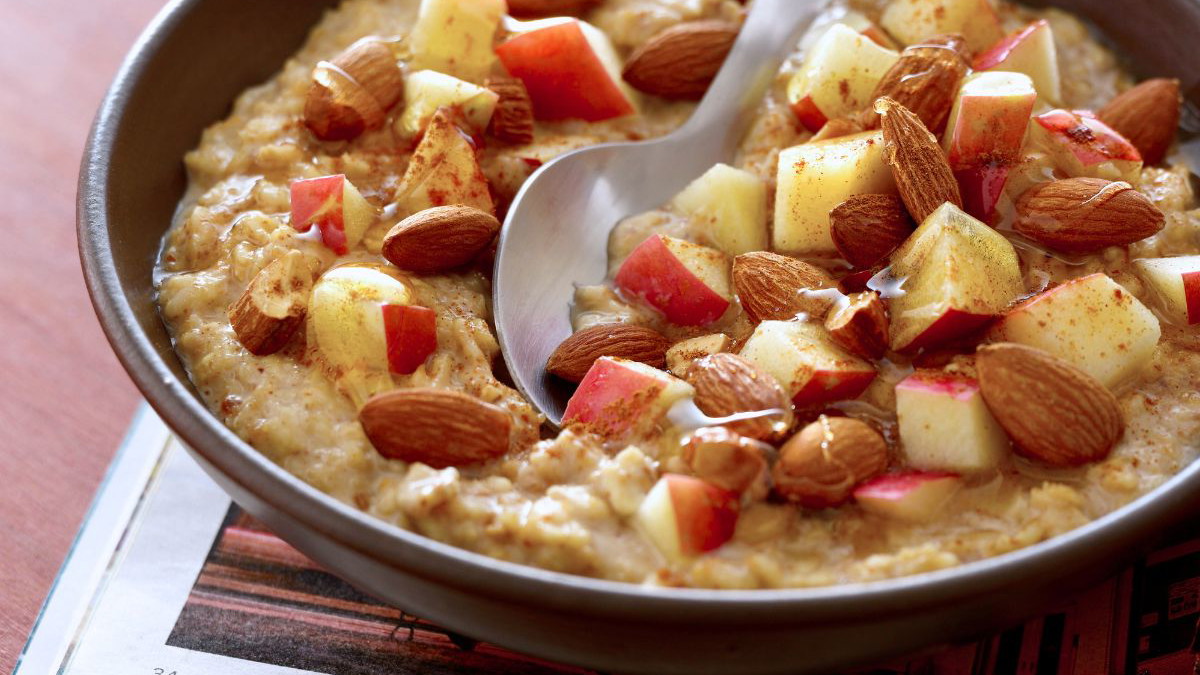 Image of Hearty Apple Almond Oatmeal