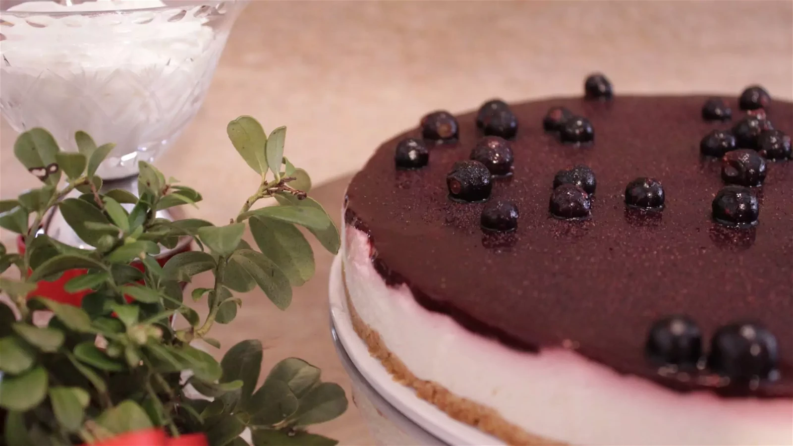 Image of Blackcurrant cheesecake 
