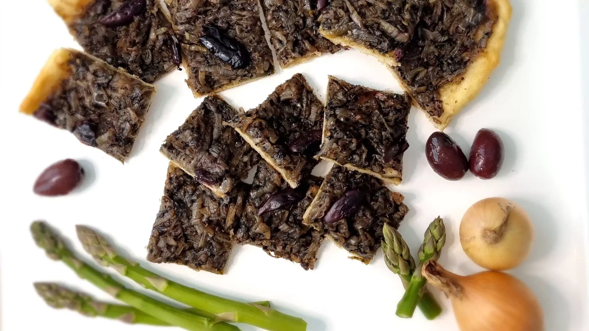 Onion pie with horn of plenty (and Wild Power)