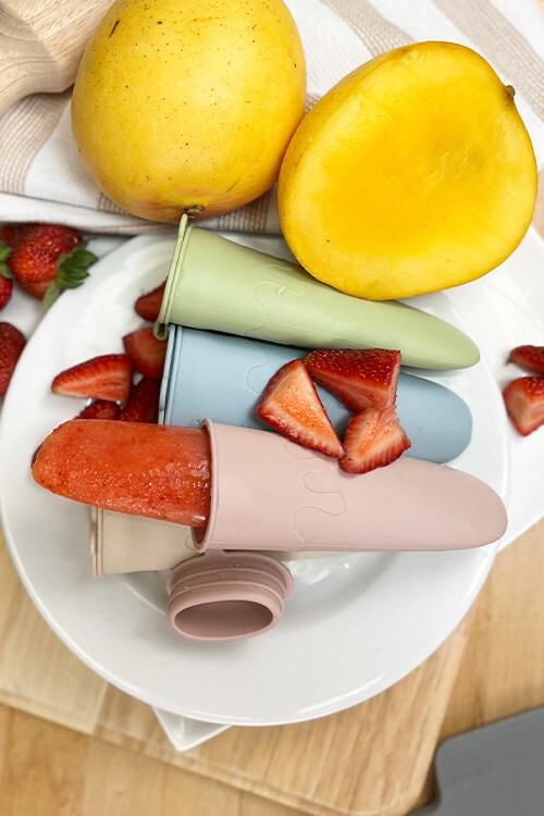Image of Mango & Strawberry Icy Pole Mould Recipe