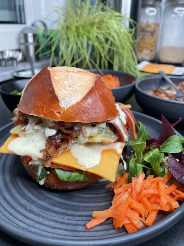 Außergewöhnlicher Schwaben-Burger